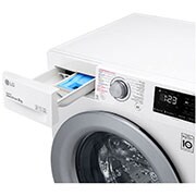 LG Slimme AI DD™ motor herkent je kleding | B | 8 kg | Hygiënisch wassen met stoom | Beste zorg met 6 Motion, F4WV308S4B