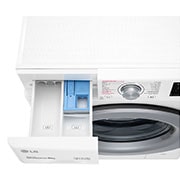 LG Slimme AI DD™ motor herkent je kleding | B | 8 kg | Hygiënisch wassen met stoom | Beste zorg met 6 Motion, F4WV308S4B