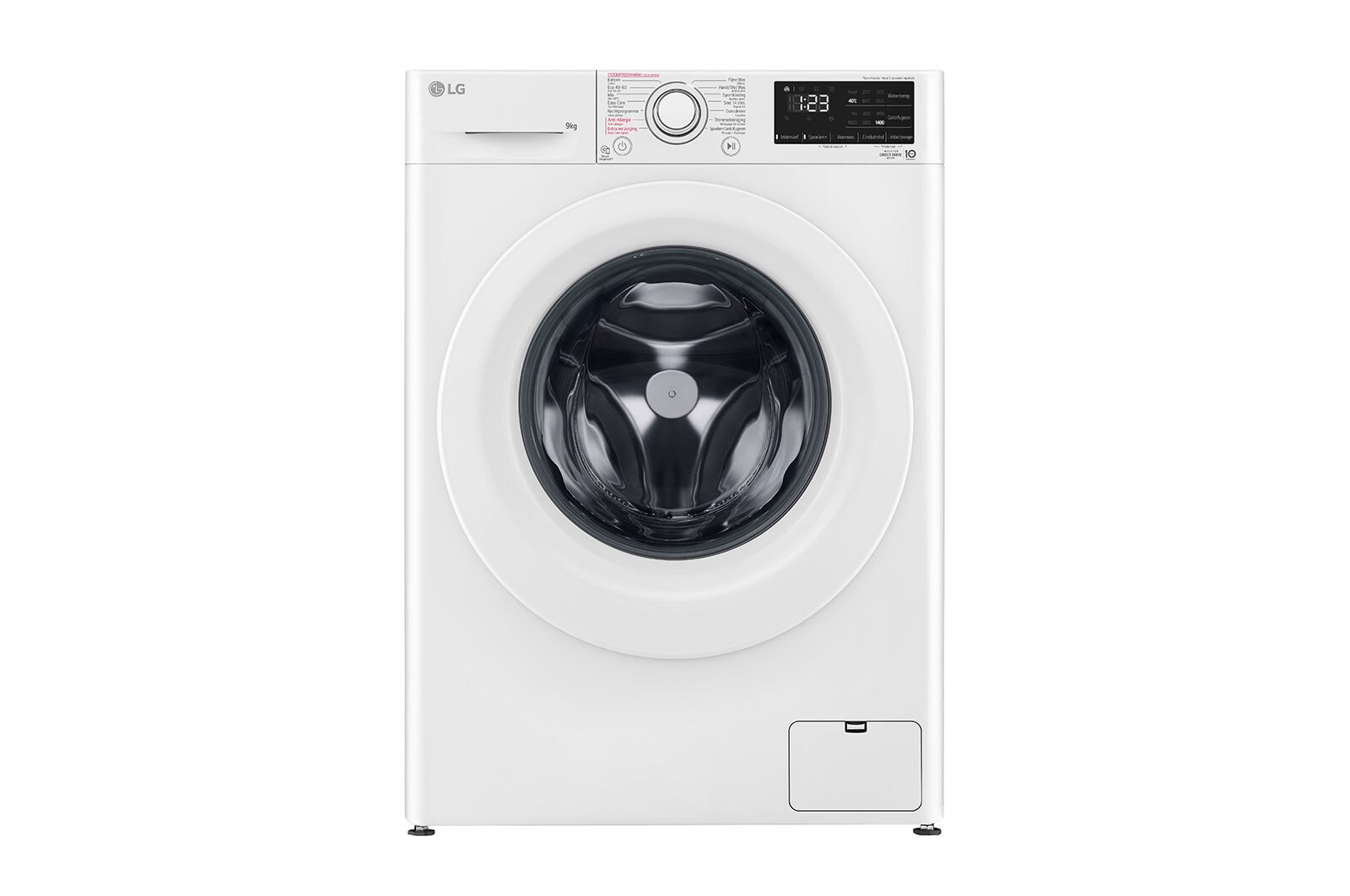 LG Slimme AI DD™ motor herkent je kleding | A | 9 kg | Hygiënisch wassen met stoom, F4WV309S3