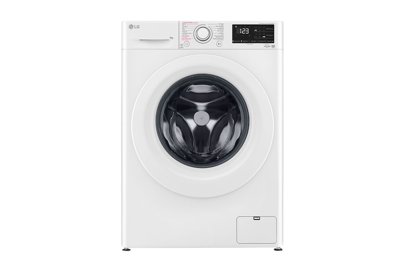 LG Slimme AI DD™ motor herkent je kleding | A | 9 kg | Hygiënisch wassen met stoom, F4WV309S3