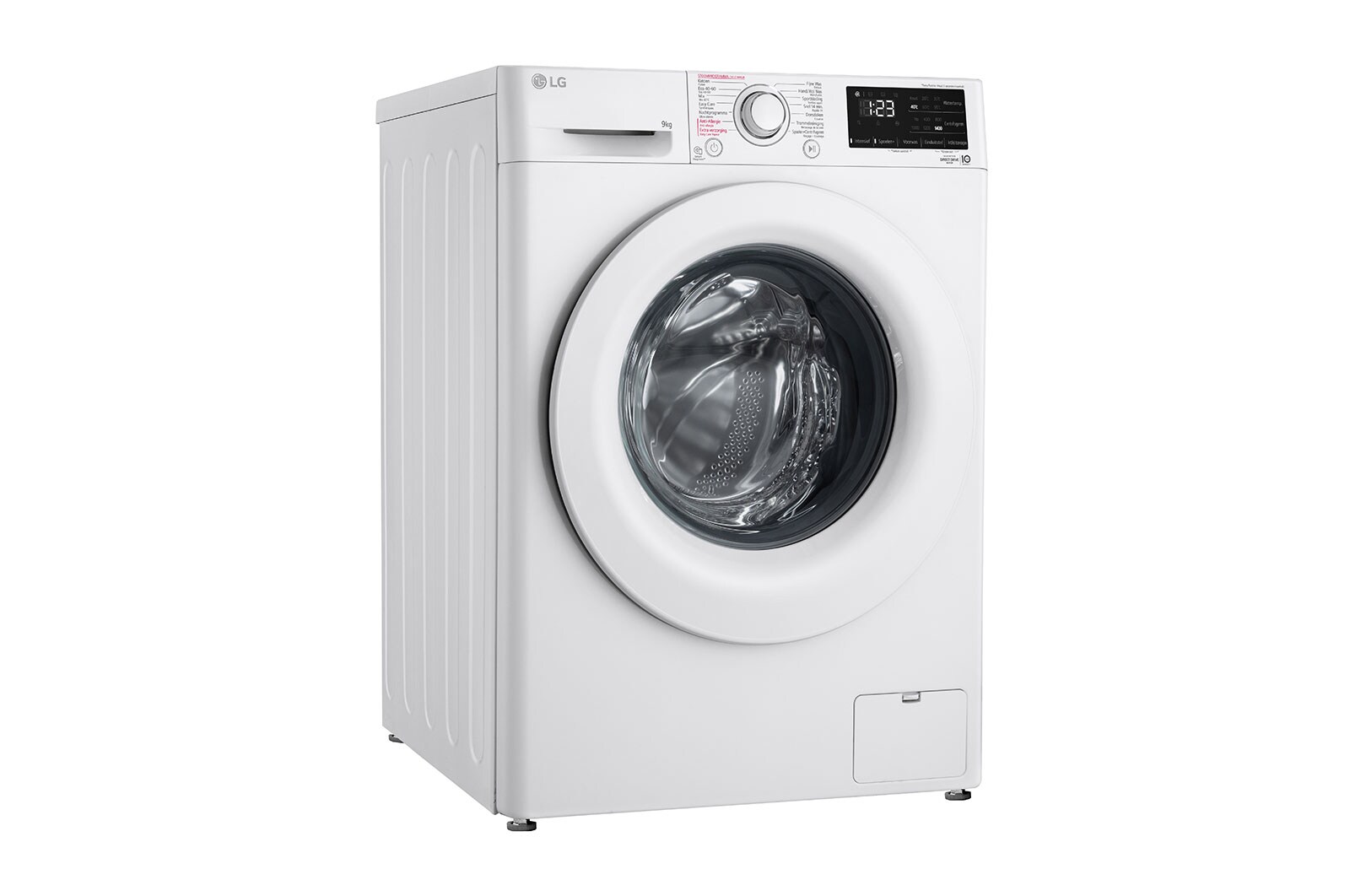 LG Slimme AI DD™ motor herkent je kleding | A | 9 kg | Hygiënisch wassen met stoom, F4WV309S3