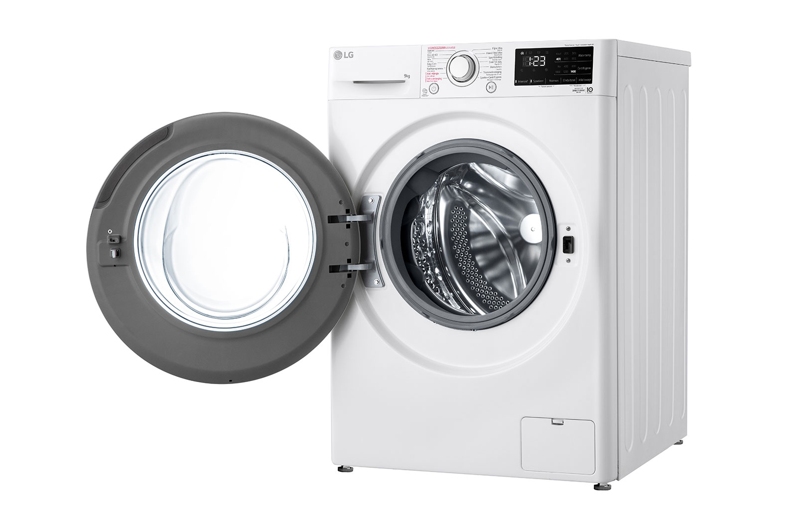 LG Slimme AI DD™ motor herkent je kleding | A | 9 kg | Hygiënisch wassen met stoom, F4WV309S3