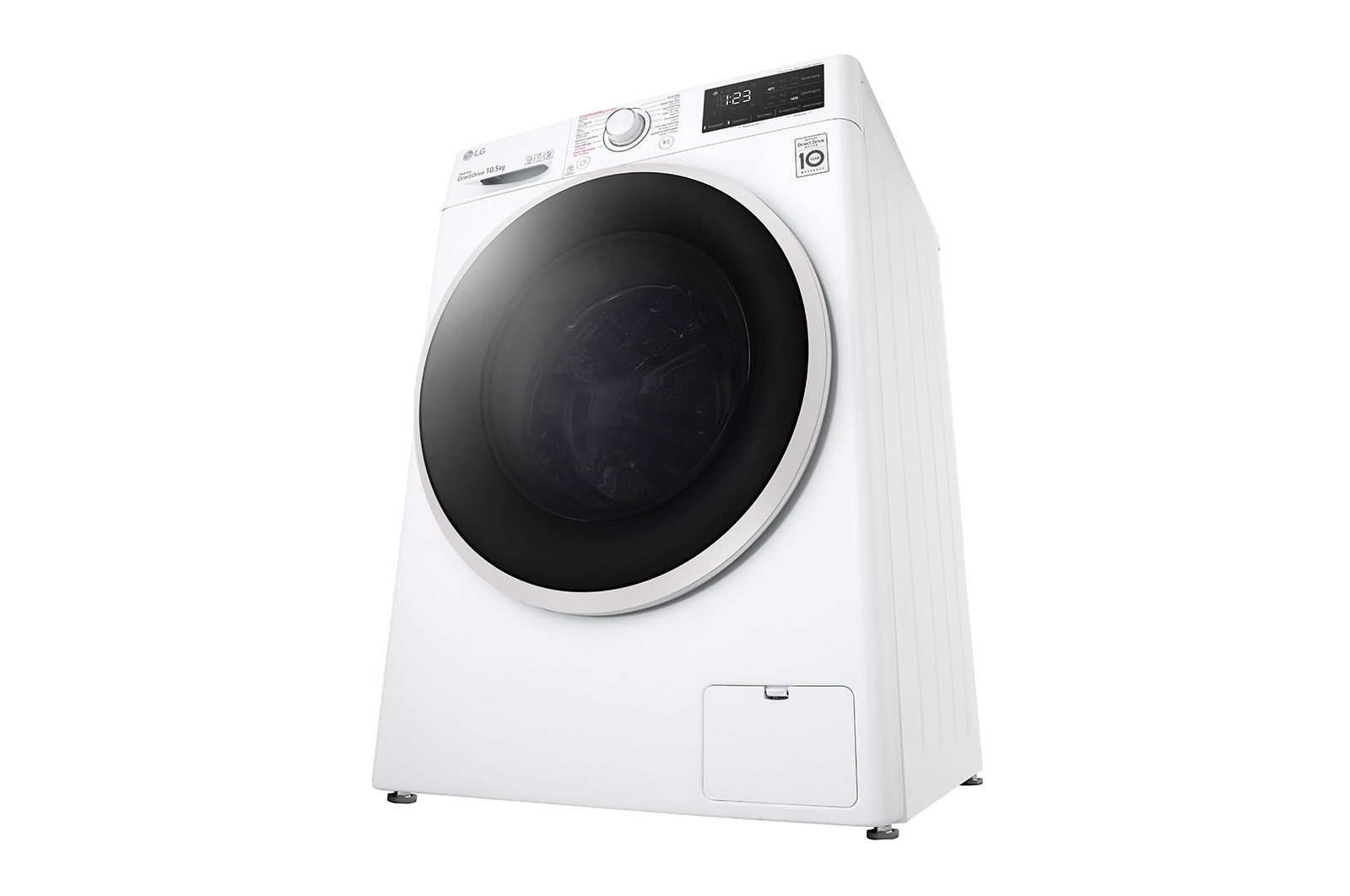 LG Slimme AI DD™ motor herkent je kleding | B | 10.5 kg | Beste zorg met 6 Motion | Hygiënisch wassen met stoom, F4WV310S6E