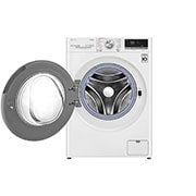 LG Slimme AI DD™ motor herkent je kleding | A | 8 kg | TurboWash™ 39 - Perfect schoon in 39 minuten | Hygiënisch wassen met stoom, F4WV708S1E