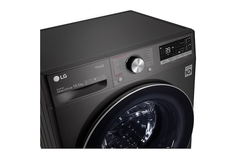 LG TurboWash™ 39 - Perfect schoon in 39 minuten | Slimme AI DD™ motor herkent je kleding | A | 10.5 kg | EZDispense™ | Hygiënisch wassen met stoom, F6WV71S2TA