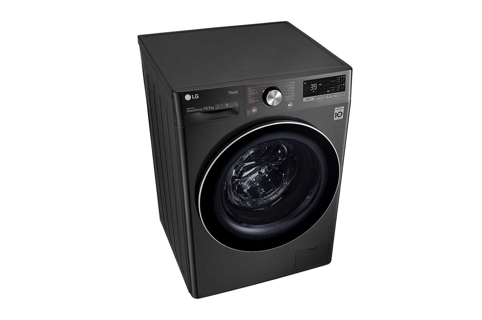 LG TurboWash™ 39 - Perfect schoon in 39 minuten | Slimme AI DD™ motor herkent je kleding | A | 10.5 kg | EZDispense™ | Hygiënisch wassen met stoom, F6WV71S2TA