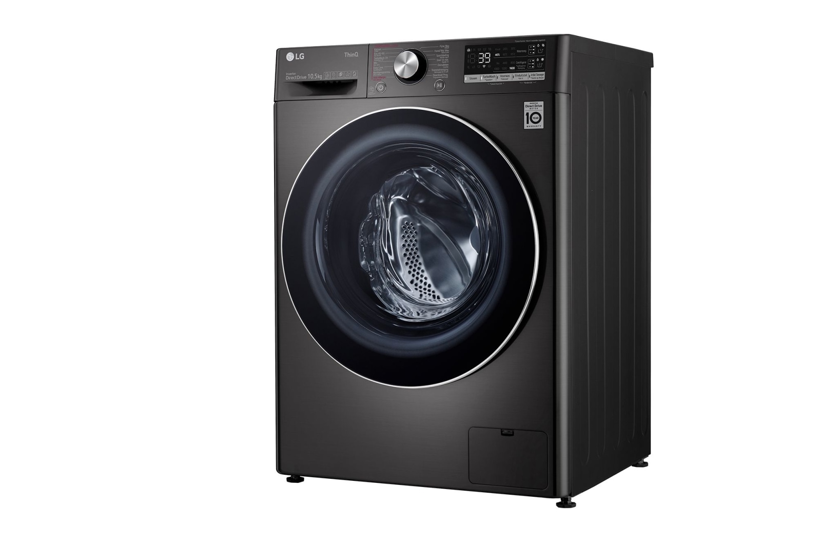 LG TurboWash™ 39 - Perfect schoon in 39 minuten | Slimme AI DD™ motor herkent je kleding | A | 10.5 kg | EZDispense™ | Hygiënisch wassen met stoom, F6WV71S2TA