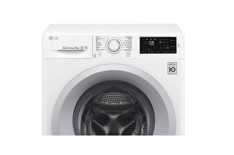 LG Slimme AI DD motor™ herkent je kleding | D | 8kg Wassen | Beste zorg met 6 Motion | 10 jaar garantie op de AI Direct Drive motor, FH4J5TN8E