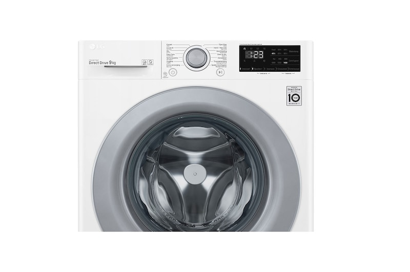 LG Slimme AI DD™ motor herkent je kleding | B | 9 kg | Beste zorg met 6 Motion, GC3V309N4
