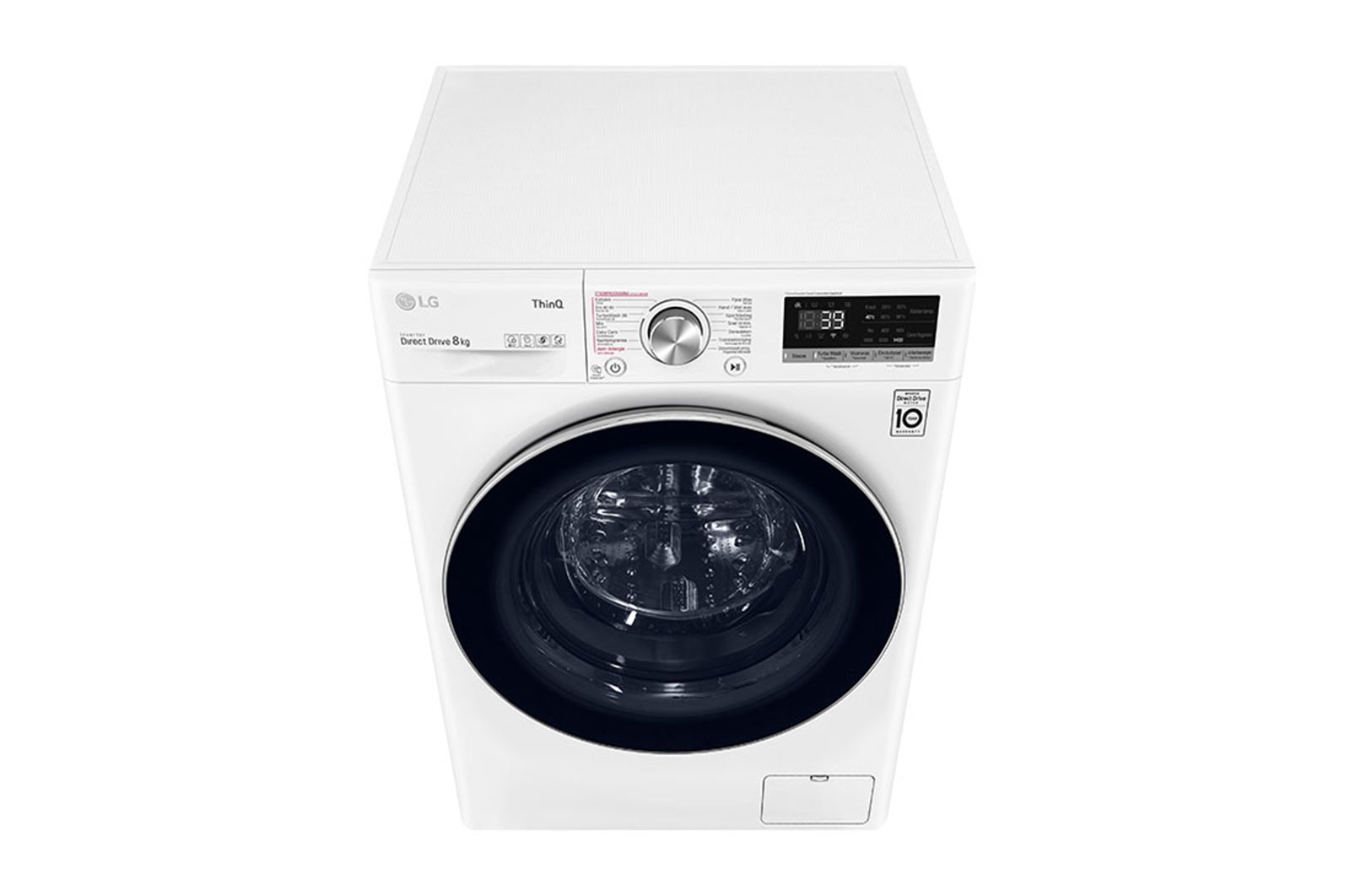 LG 8 kg Wasmachine Wit | TurboWash™ | 360˚ AI DD™ | Steam™, GC3V708S2