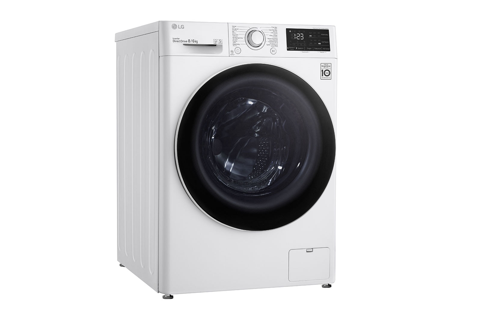 LG Slimme AI DD™ motor herkent je kleding | E | 8 kg wassen /6 kg drogen, GD3V308N0