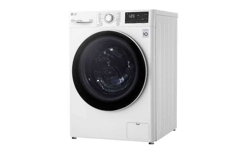 LG Slimme AI DD™ motor herkent je kleding | E | 8 kg wassen /6 kg drogen, GD3V308N0