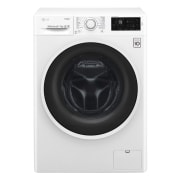 Vooraanzicht van Slimme AI DD™ motor herkent je kleding | E | 9kg Wassen/5kg drogen | Hygiënisch wassen met stoom | Beste zorg met 6 Motion GD3V409S0