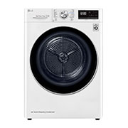 Vooraanzicht van Supersnel of superzuinig | Dual Inverter Heat Pump™ | A&#43;&#43;&#43; | 9 kg | Auto Cleaning Condensor | ThinQ™ RC90V9AV3Q