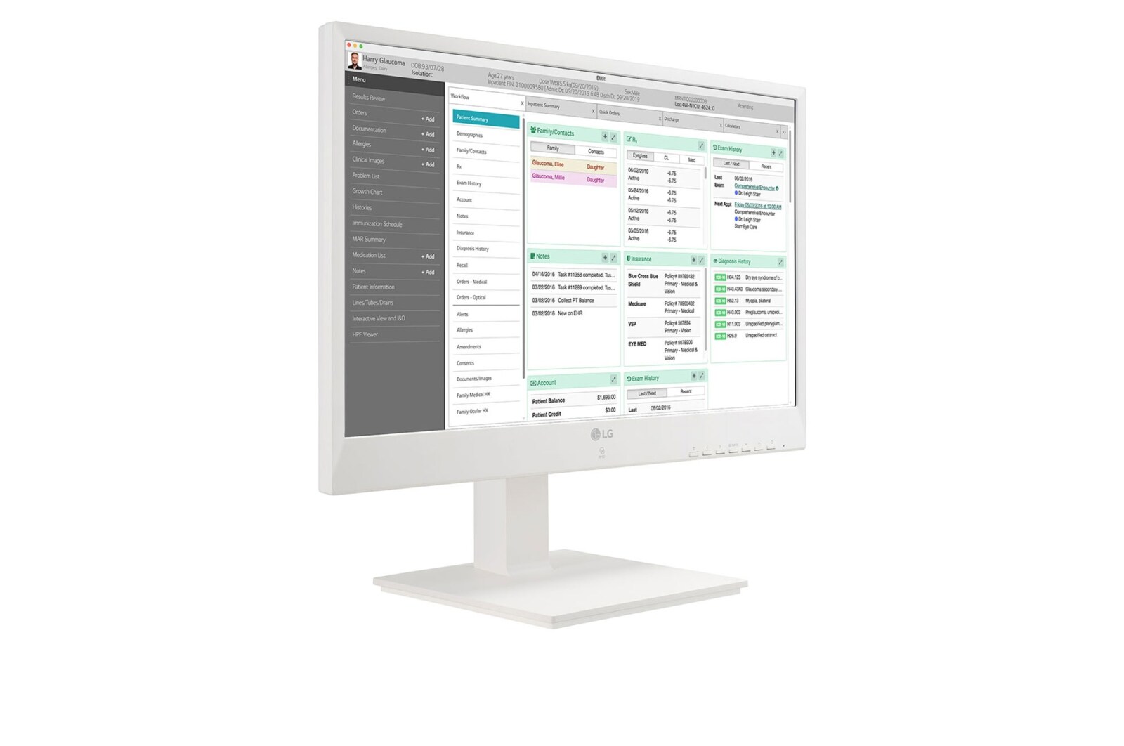 LG 24" All-in-One Thin Client voor de gezondheidszorg, 24CN670W-AC