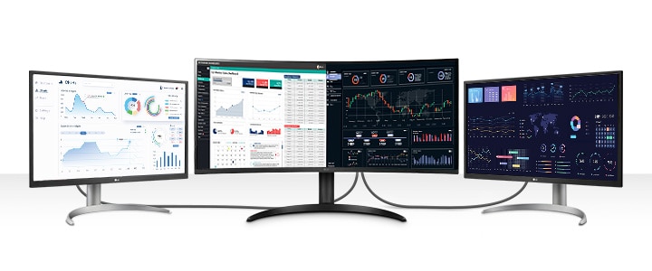 Dubbele displays set-up