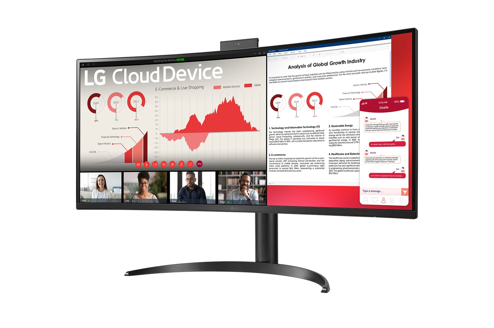 LG 34" WQHD All-in-One Thin Client, 34CR651W-BP