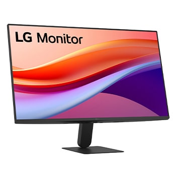 +15 degree side view of a tilted monitor
