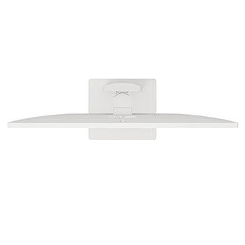 +30 degree swivel monitor top view
