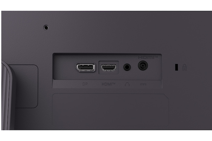 close-up view of ports