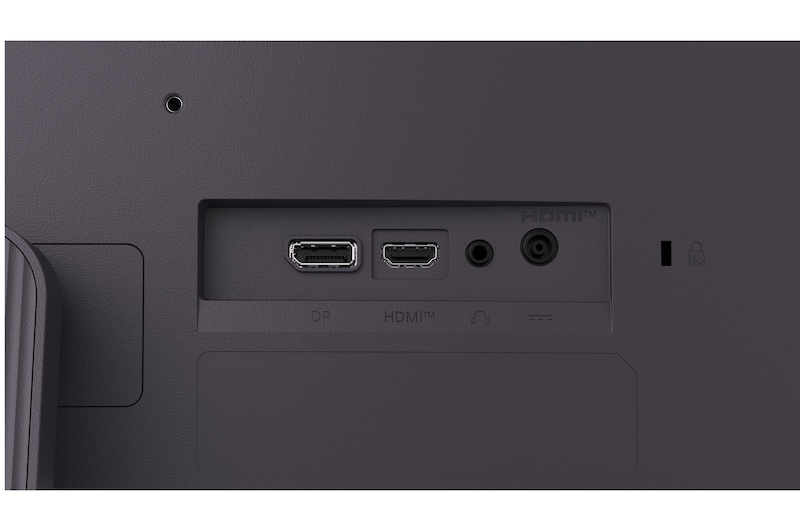 close-up view of ports