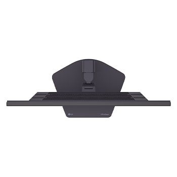 front view of the monitor with the stand down