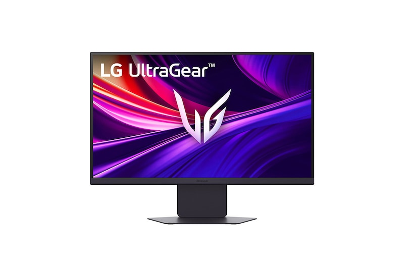 front view of the monitor with the stand down