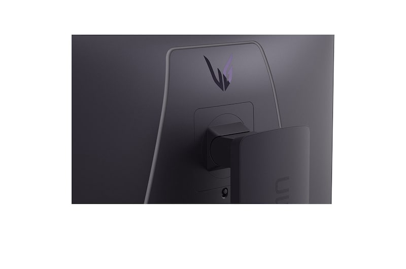 rear close-up of monitor