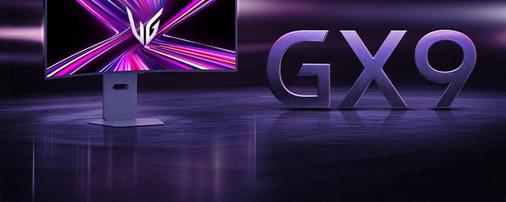 Vooraanzicht van de UltraGear™ OLED 34GX900A gamingmonitor.