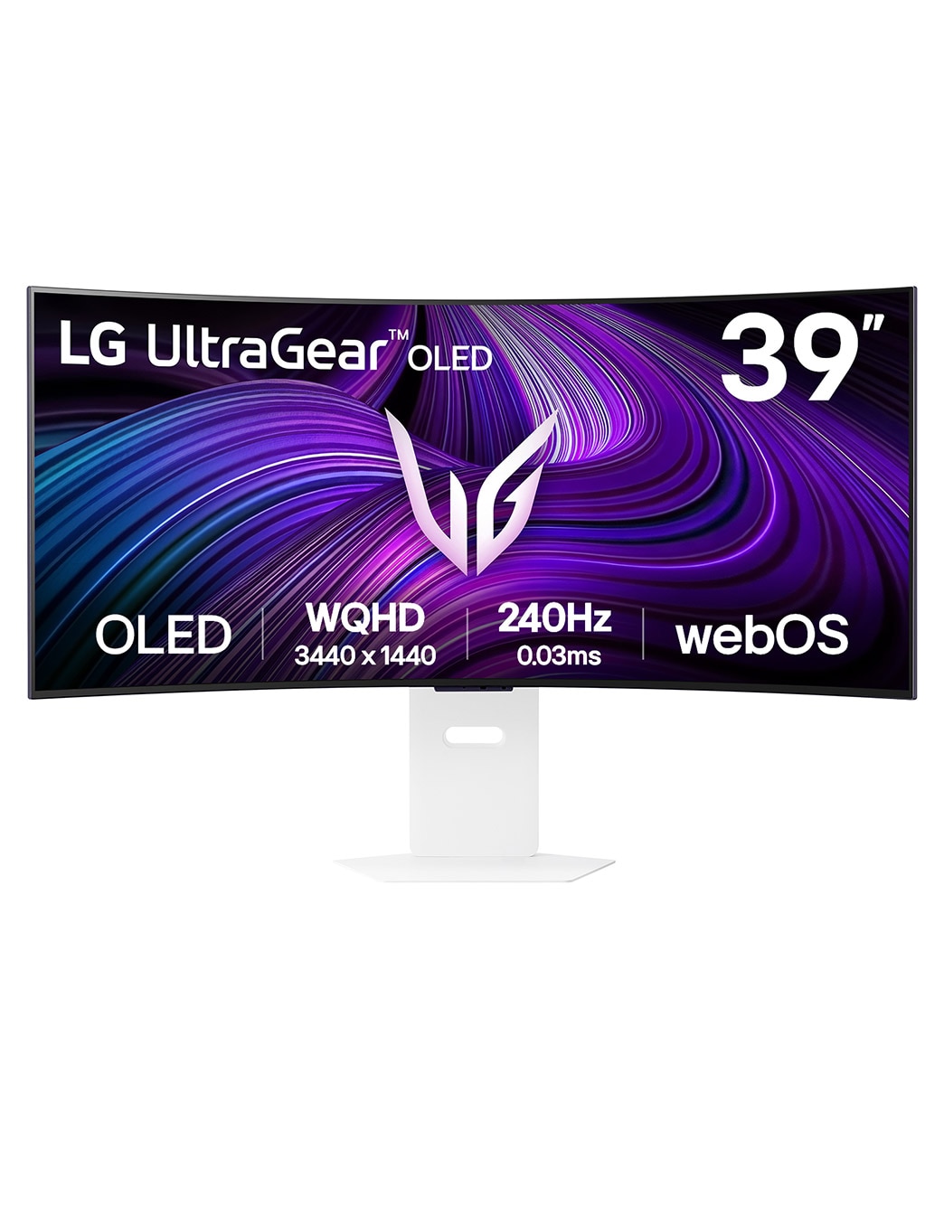 その他 LG UltraGear OLED 39GX90SA-W LG UltraGear™ 39-inch OLED 240Hz WQHD Curved Smart Gaming Monitor
