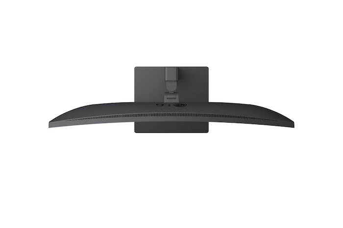 Top-down view of monitor stand