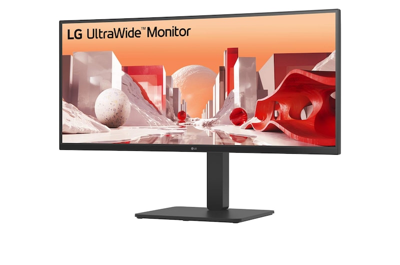 LG 34" UltraWide QHD Curved IPS Monitor with USB Type-C™, 34BA75QE-B