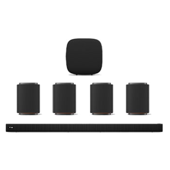LG Sound Suite H7 + Sound Suite M7 x4 + Sound Suite W7, H7M7W7.M7M7M7001