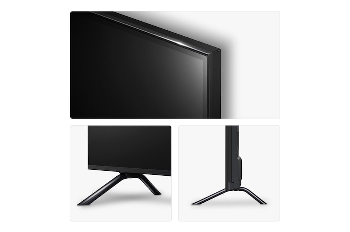 Side view of LG UHD TV, UT90