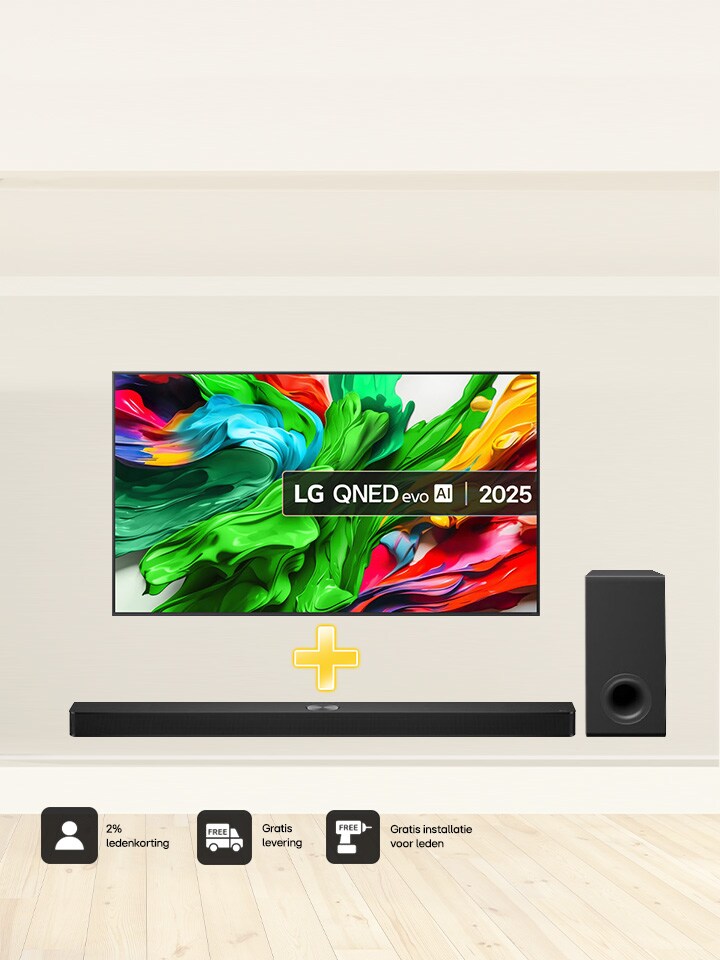 TV en soundbar 