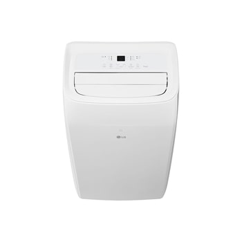 'Front view detail of LG 9,000 BTU portable air conditioner P9NC09TSED0