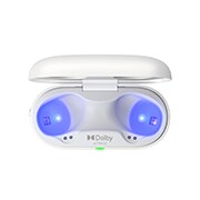 LG TONE Free T90S - Dolby Atmos draadloze Bluetooth Earbuds met Plug & Wireless verbinding, TONE-T90S-White