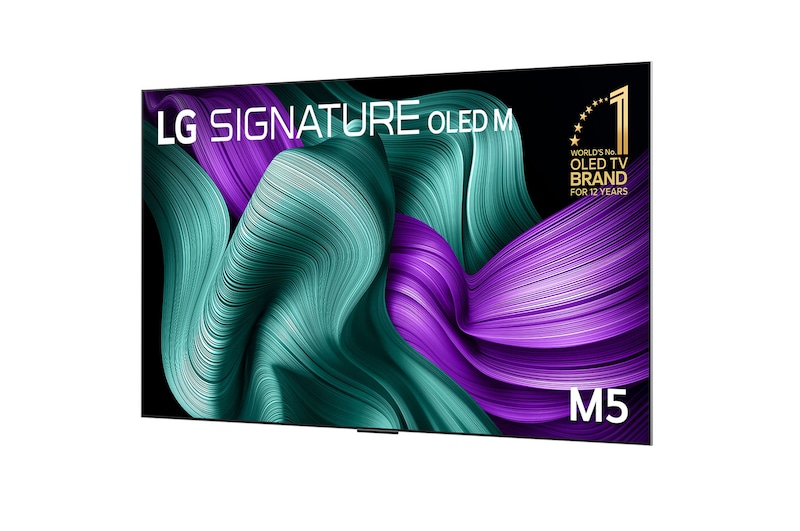 LG 97 Inch LG SIGNATURE OLED M5 4K Smart TV with Wireless Video & Audio Transfer, OLED97M56LA