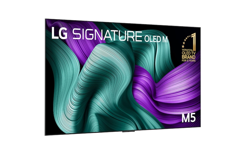 LG 97 Inch LG SIGNATURE OLED M5 4K Smart TV with Wireless Video & Audio Transfer, OLED97M56LA