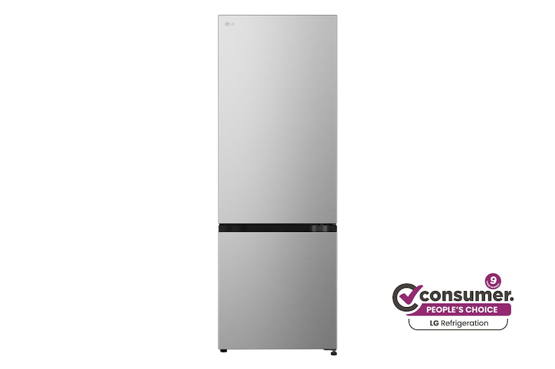 Front view of 335L Bottom Mount Fridge - Stainless Finish GB-B300PL