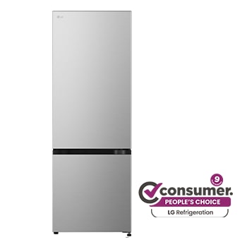 Front view of 335L Bottom Mount Fridge - Stainless Finish GB-B300PL
