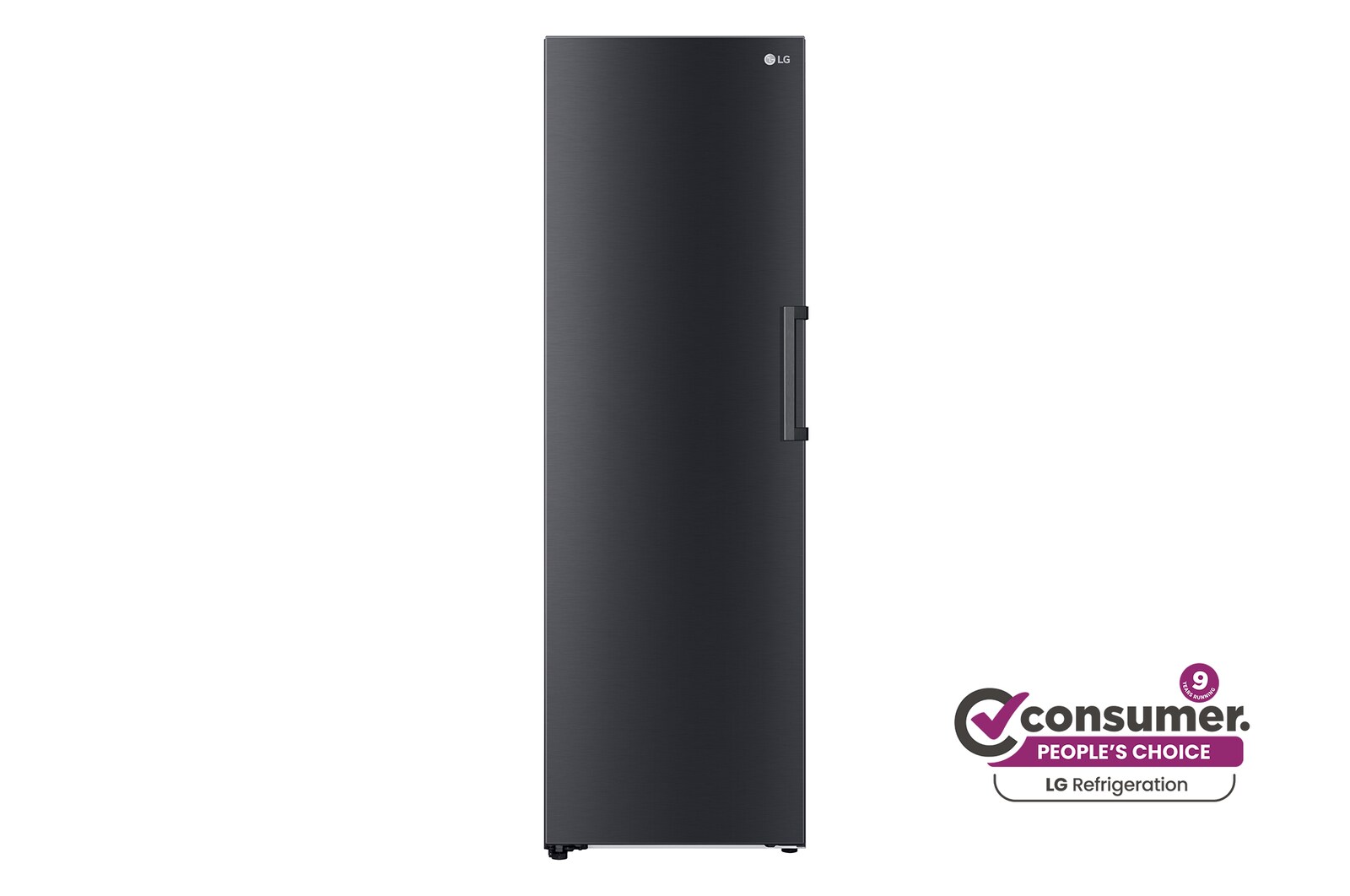 Front view of 324L One Door Vertical Freezer GP-F324MBL
