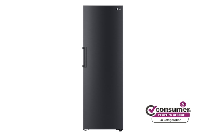 Front view of 386L One Door Vertical Fridge GP-R386MBL