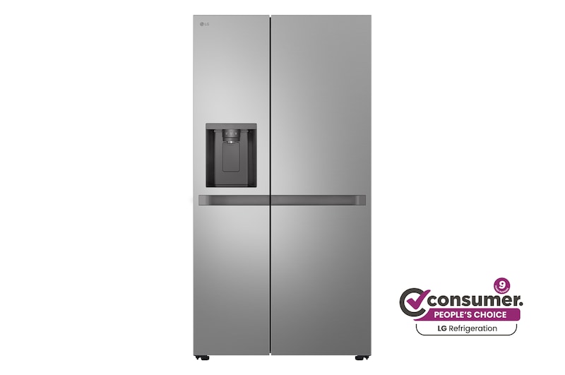 Front view of 641L Side by Side Fridge - Non-Plumbed GS-N599PL