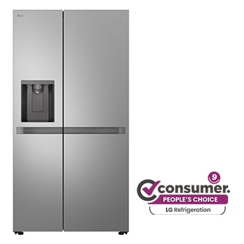 Front view of 641L Side by Side Fridge - Non-Plumbed GS-N599PL