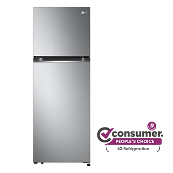 Front view of 243L Top Mount Fridge - Stainless Finish GT-1SI