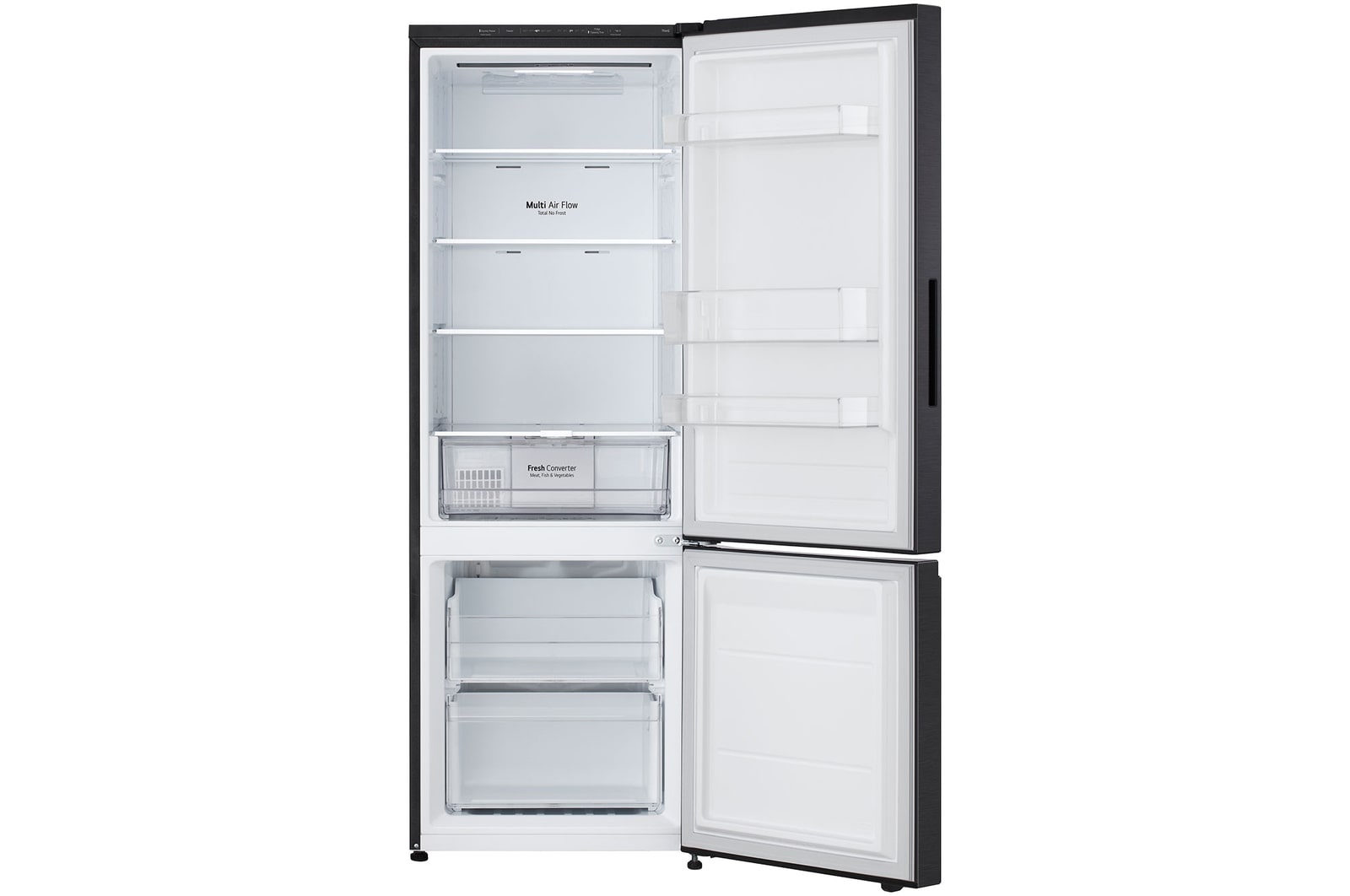 LG 335L Bottom Mount Fridge - Matte Black Finish, GB-B300MBL
