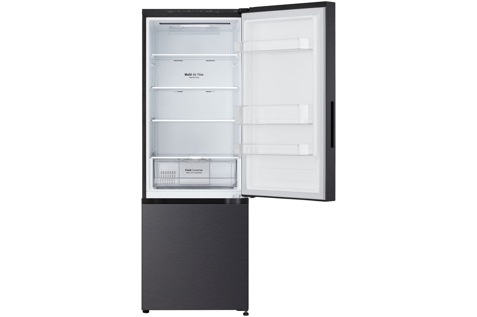 LG 335L Bottom Mount Fridge - Matte Black Finish, GB-B300MBL