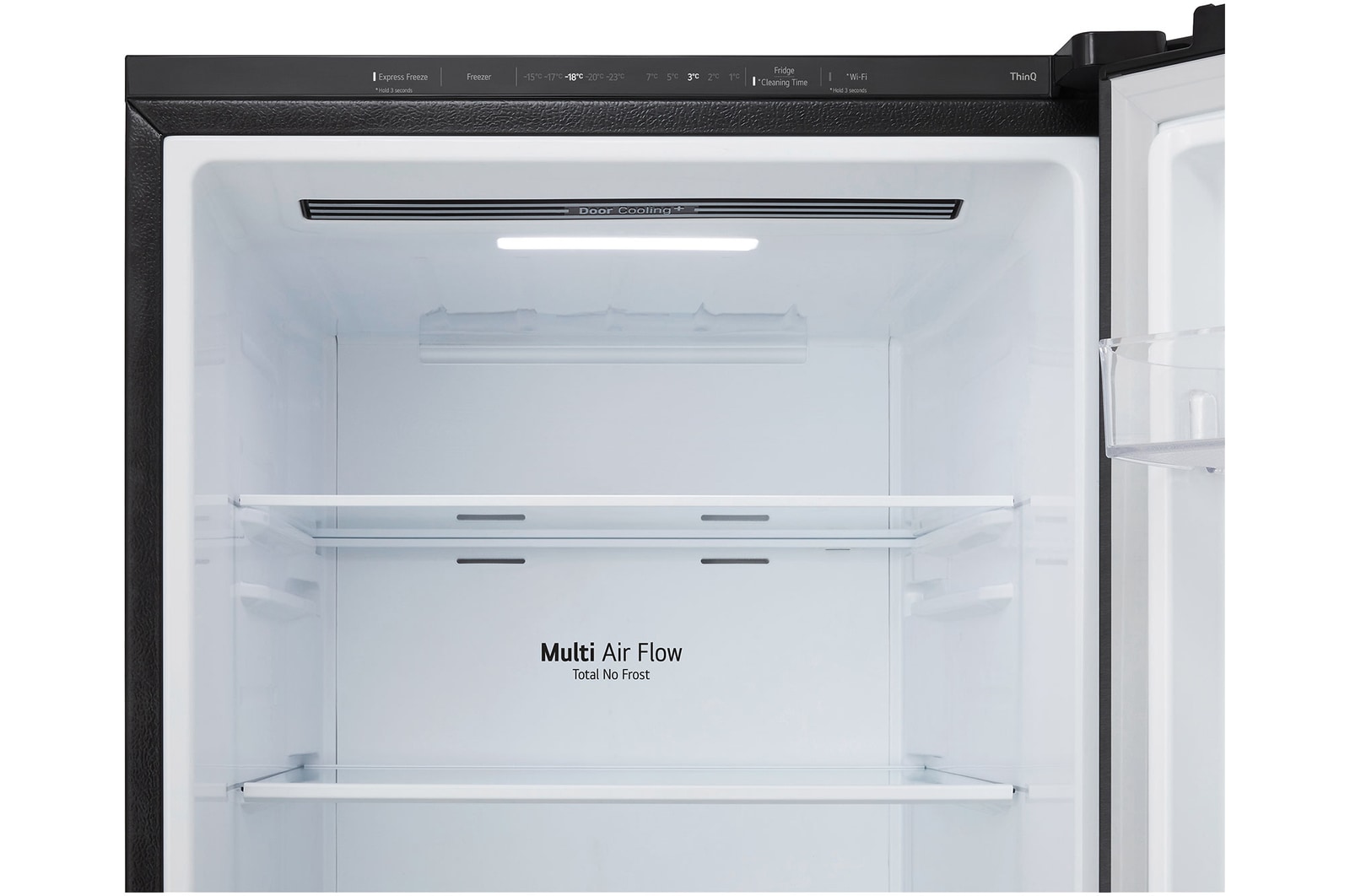 LG 335L Bottom Mount Fridge - Matte Black Finish, GB-B300MBL