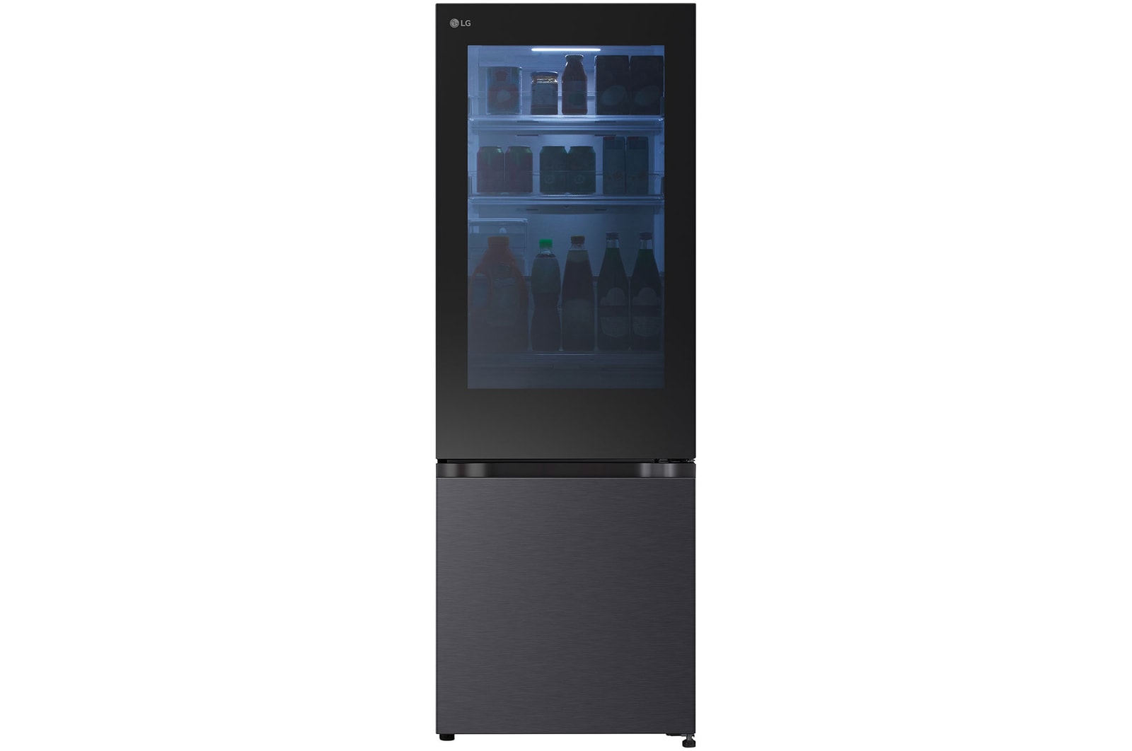 LG 340L Bottom Mount Fridge - InstaView, GB-V300MBL